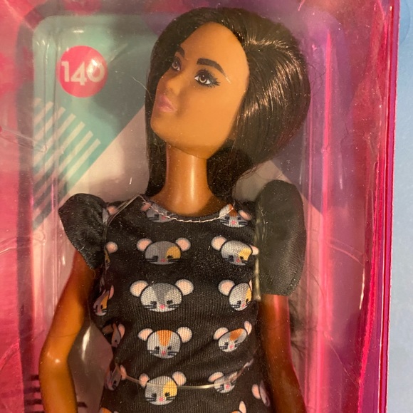 NIB Barbie Fashionistas #140 Mouse print dress - Picture 3 of 5
